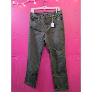 Gloria Vanderbilt Women's Amanda Straight Leg Denim Jeans, Size 12P, Brown